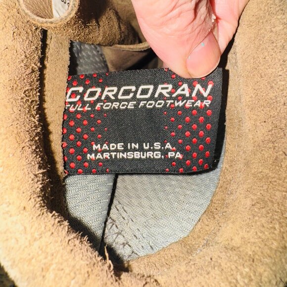 CORCORAN MEN'S SAGE TAN MARAUDER FORCE MILITARY COMBAT WORK BOOTS  87546FR 10.5 - Picture 7 of 12